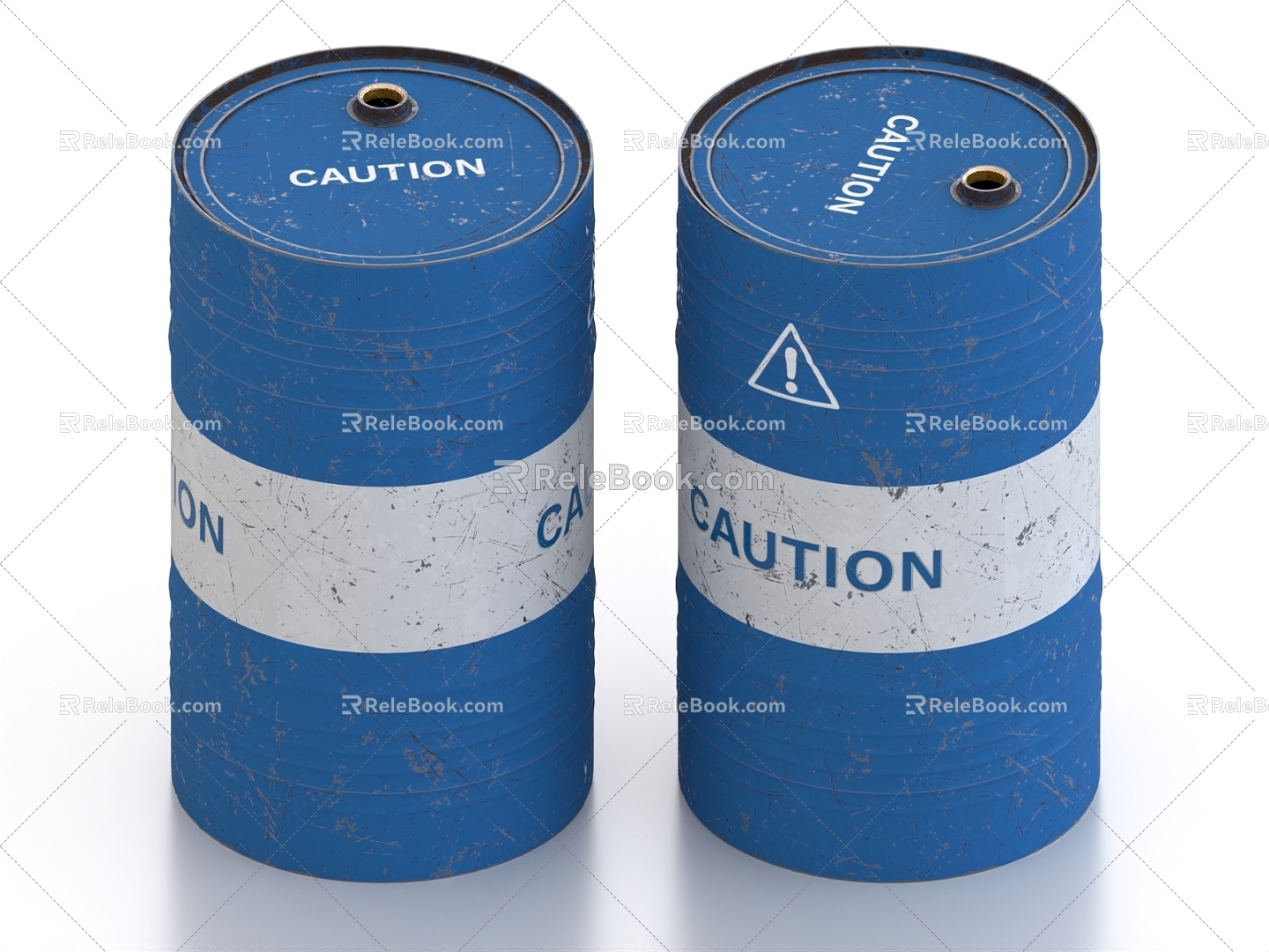 Paint Bucket Chemical Bucket Explosive Bucket Explosive Bucket Iron Bucket 3d model