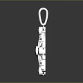 Silver Cross Pendant With Round Accents And Star Details Fashion Accessory