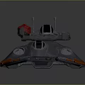 Modern fighter sci-fighter sci-fighter space fighter 3d model