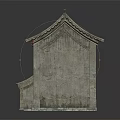 Traditional Chinese Architecture Two Story Structure With Tile Roof And Wooden Windows