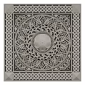Intricate Ceiling Design With Geometric Patterns Ornate Borders And Symmetrical Circular Detail 3d model