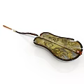 Traditional Hand Fan With Intricate Patterns Bamboo Frame And Wooden Handle Design