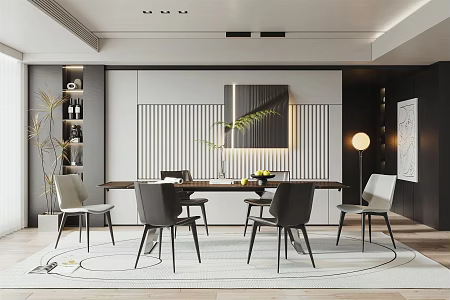Modern Restaurant 3d model