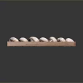 Fresh White Mushrooms Arranged in Wooden Tray for Culinary Use