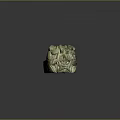 Wooden Stone Carved Decorative Sculpture Featuring Intricate Texture And Detailed Patterns