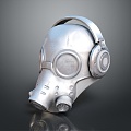 Gas Mask Science Fiction Gas Mask Gas Mask Respirator Breathing Mask Biochemical Mask Science Fiction Mask 3d model