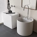 Mop pool mop pool mop pool basin faucet 3d model