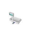 Commercial Digital Weighing Scale With Digital Display Sturdy Platform And Adjustable Stand