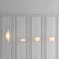 Modern chandelier simple bedside small chandelier 3d model