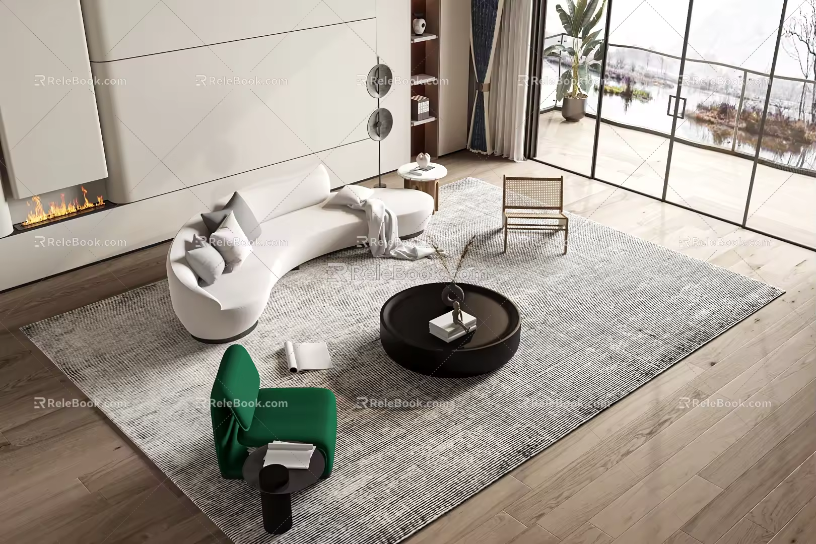 Style Sofa 3d model