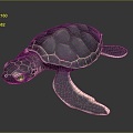 Turtle Turtle Cartoon Turtle Snapping Turtle Chickbill Turtle Reptile Cold Blooded Animal Reptile Reptile Class 3d model