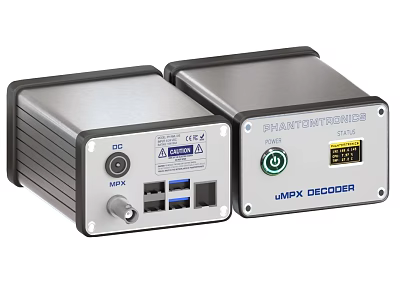 MPX Decoder Electronic Device With HDMI USB DC Interfaces And Power Button 3d model