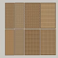 Quiet ancient wind screen partition 3d model