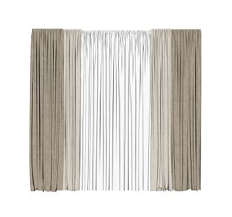 Modern Curtains 3d model