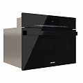Midea Black Modern Kitchen Oven With Digital Display And Control Panel 3d model