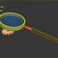 Shiny Golden Magnifying Glass With Metal Gear On Dark Reflective Surface