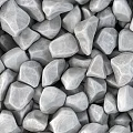 Gray Smooth Pebbles Garden Decorative Stones for Landscaping Accents and Design