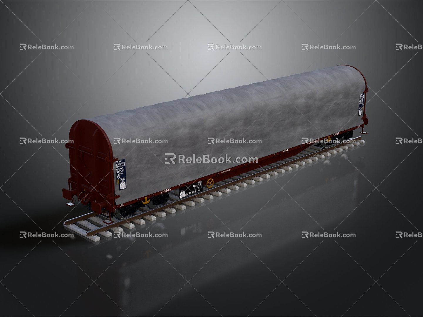 Railroad Railroad Realistic 3d model