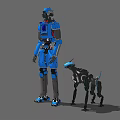 Modern Robots and the Future of Dogs 3d model