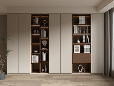 Home bookcase 3d model