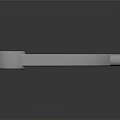 Metal Connecting Rod With Shiny Surface And Hollow Ends For Mechanical Applications