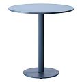 Stylish Modern Side Table With Round Top Column Design And Multiple Color Options 3d model