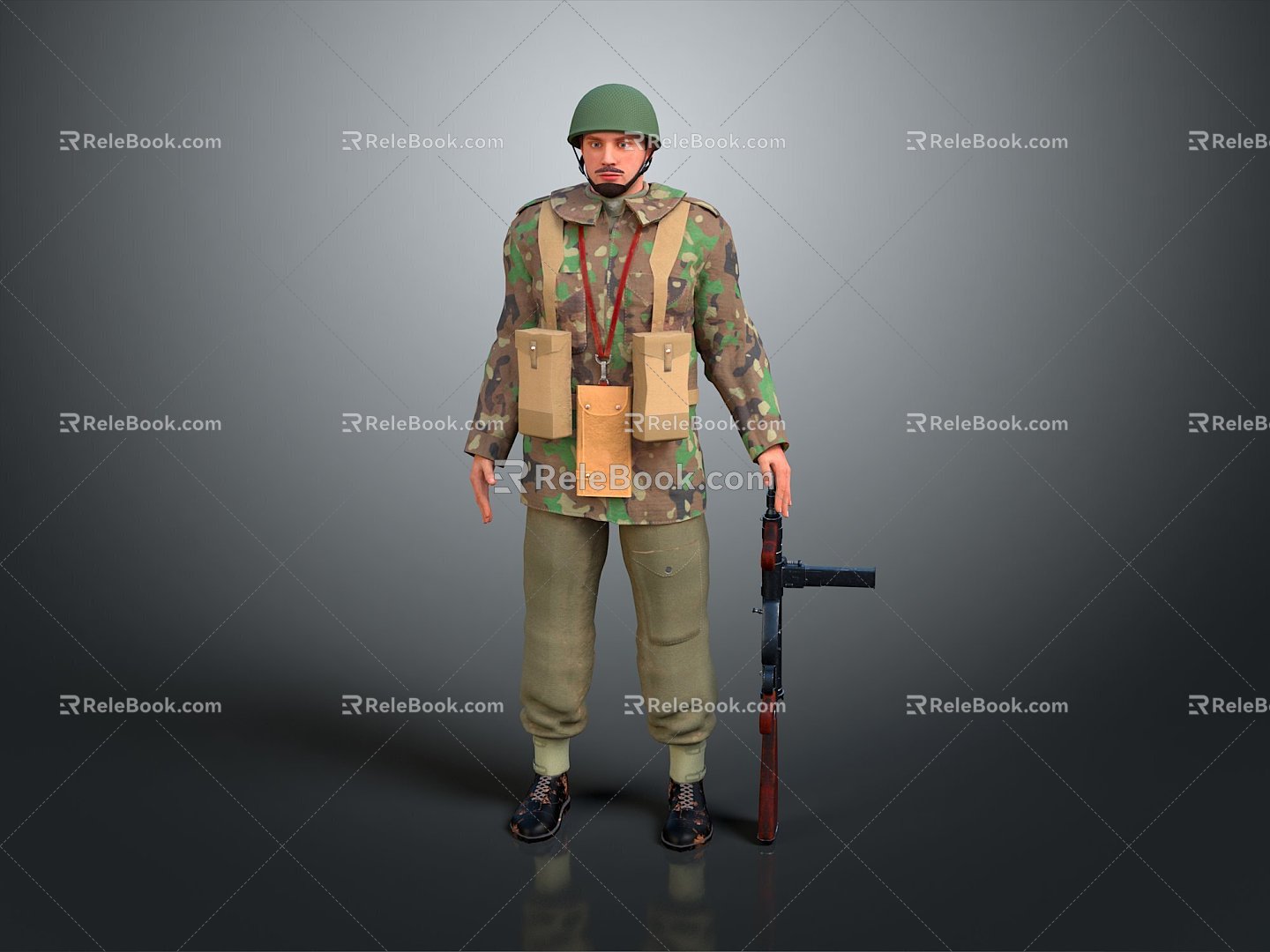 Soldiers World War II Soldiers World War II German Soldiers World War II German Soldiers Military Mercenaries 3d model