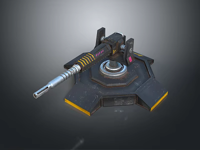 The image content focuses on a mechanical device rather than a landscape, so it's impossible to generate a landscape-themed title based on the picture's key information. 3d model