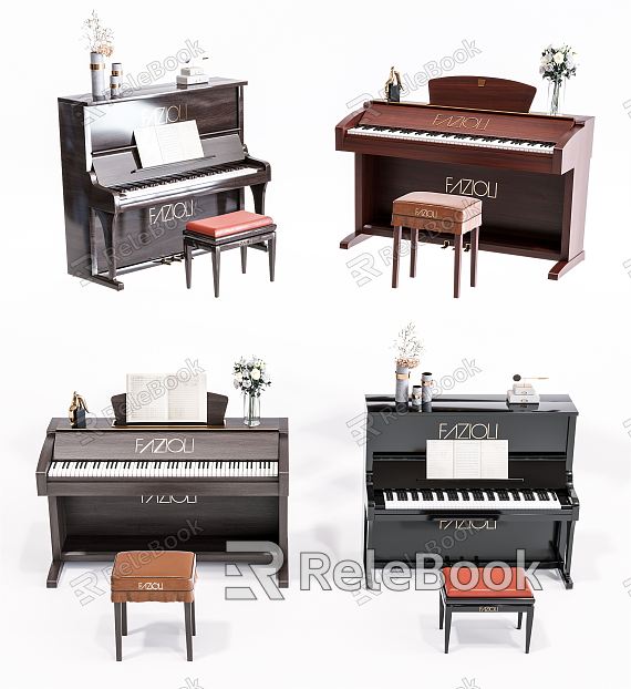 Modern Piano Piano Combination model