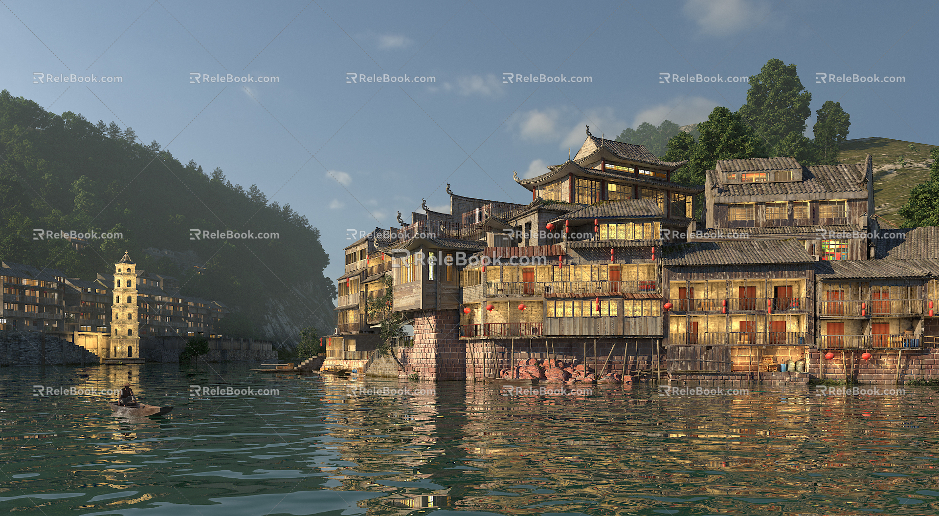 Chinese ancient building 3d model