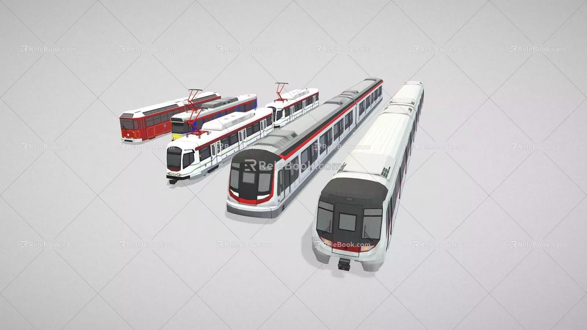 Train full package 3d model