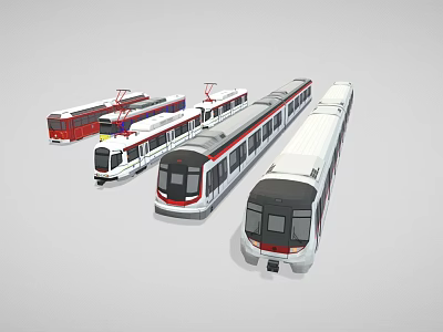Train full package 3d model