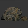 Wood Stone Material With Natural Rough Surface And Textured Patterns For Decoration Projects 3d model