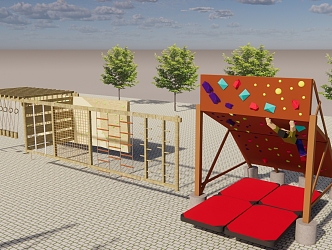 Children's play equipment 3d model