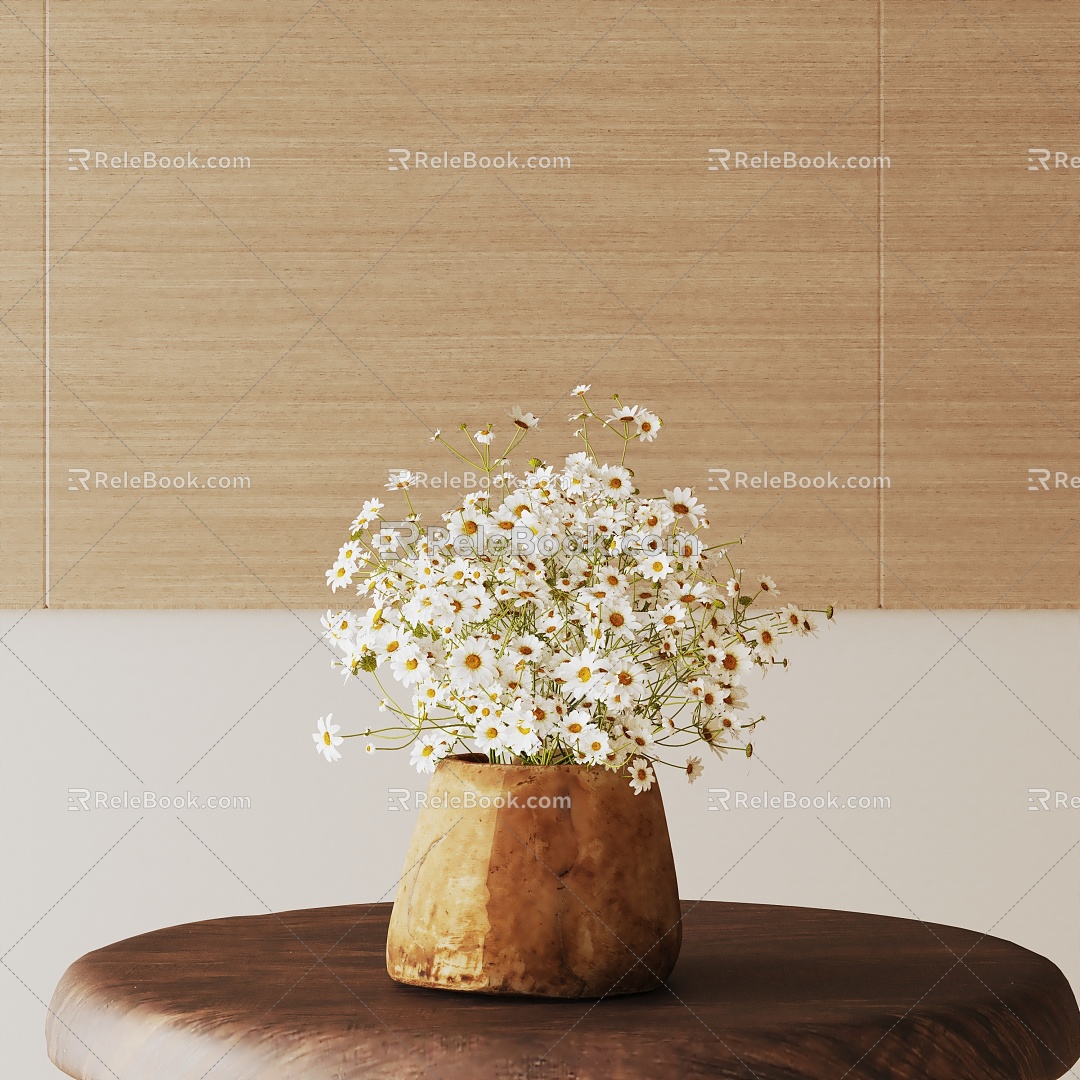 Modern Potted Plant 3d model