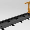 RGV Robot Industrial Orbital Manipulator Automation Manipulator 1566 3d model