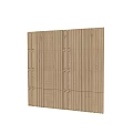 Wooden Wainscoting With Diverse Textures And Patterns