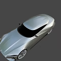 Sleek Black Sports Car With Futuristic Design And Large Alloy Wheels