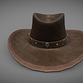 Modern cowboy hat 3d model