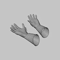 Weapon class hand armor 3d model