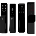 Modern smart lock fingerprint lock password lock 3d model