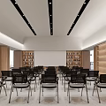 modern library 3d model