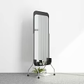 fitting mirror ornaments floor mirror movable mirror full-length mirror fitting mirror 3d model