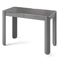 Modern Minimalist Gray Desk Design With Smooth Tabletop And Sturdy Legs 3d model