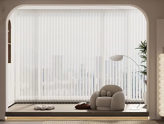 Modern dream curtain 3d model