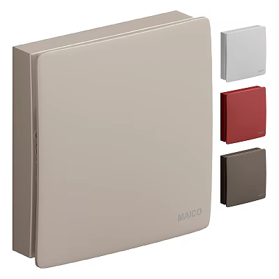 MAIGO Air Conditioner Fan Switch Panels in Beige White Red and Brown Colors 3d model