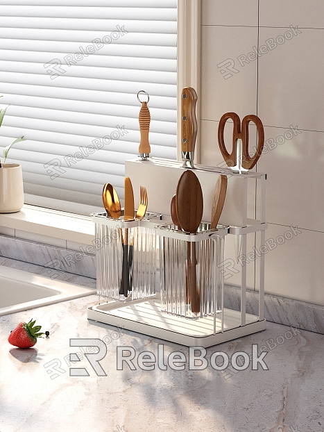 Light Luxury Kitchen Knife Holder Kitchenware Knife Holder Kitchen Knife model