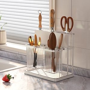 Light Luxury Kitchen Knife Holder Kitchenware Knife Holder Kitchen Knife 3d model