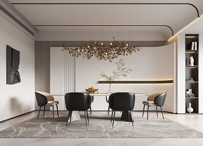 Modern Restaurant 3d model