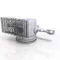 Industrial Heavy Duty Metal Equipment With Mesh Cage And Extended Arm Structure